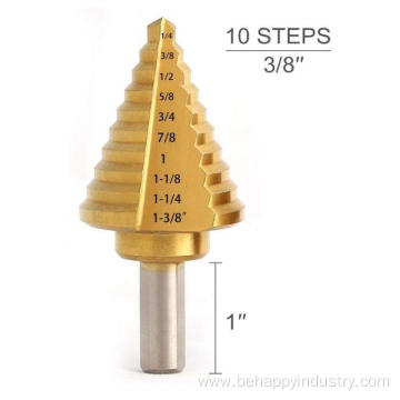 new Step Drill Bit - Titanium Coated